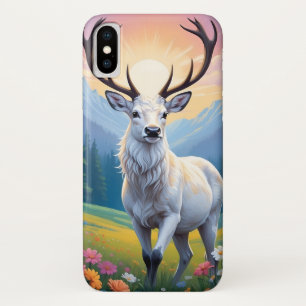 Case-Mate iPhone Case Bague blanche mignonne en prairie avec fleurs esth