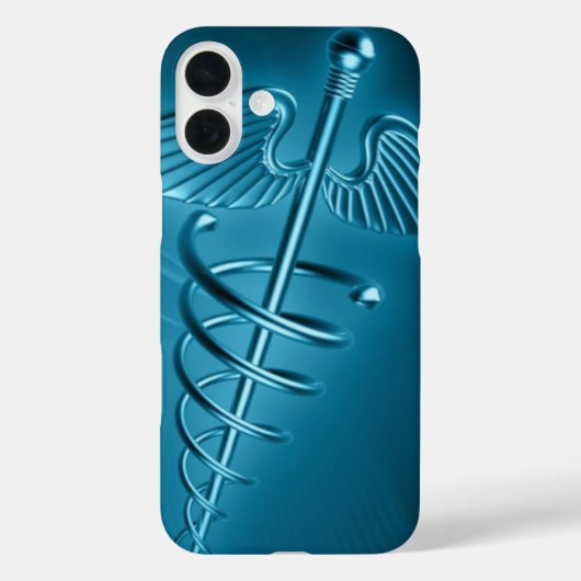 Coques Case-Mate iPhone Bague bleue d'Asclepius (Verso)