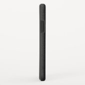 Coques Case-Mate iPhone Bague en cuir noir minime (Dos/Droite)