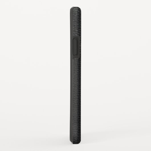 Coques Case-Mate iPhone Bague en cuir noir minime (Dos/Droite)