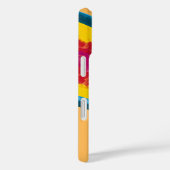 Coques Case-Mate iPhone Bague et carré de cosmos abstrait vibrant – Modern (Verso / Droite)