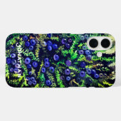 Coques Case-Mate iPhone Baies bleues sauvages (Verso (horizontal))