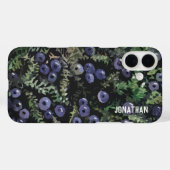 Coques Case-Mate iPhone Baies bleues sauvages (Verso (horizontal))