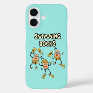 Coques iPhone 16 Baignade rochers