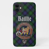 Coques Case-Mate iPhone Baillie Clan Badge & Tartan Phone Case (Dos)