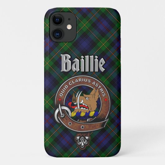 Coques Case-Mate iPhone Baillie Clan Badge & Tartan Phone Case (Dos)