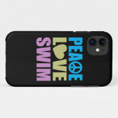 Coques Case-Mate iPhone Bain d'amour de paix (Dos (Horizontal))
