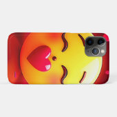 Coques Case-Mate iPhone Baiser Emoji Coeurs soufflants (Dos (Horizontal))