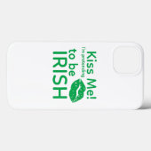 Coques Case-Mate iPhone baiser irlandais (Verso (horizontal))
