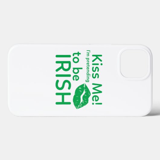 Coques Case-Mate iPhone baiser irlandais (Verso (horizontal))