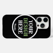 Coques Case-Mate iPhone baiser personnalisé, unique, élégant et minimalist (Verso (horizontal))