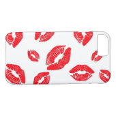 Coques Case-Mate iPhone Baiser rouge de lèvres (Dos (Horizontal))