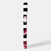 Coques Case-Mate iPhone Baisers à lèvres rouges Baisers en noir et blanc (Verso / Droite)