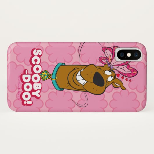Coques Case-Mate iPhone Baisers à papillon Scooby-Doo (Dos (Horizontal))