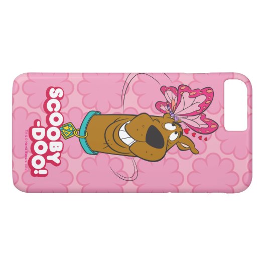 Coques Case-Mate iPhone Baisers à papillon Scooby-Doo (Dos (Horizontal))