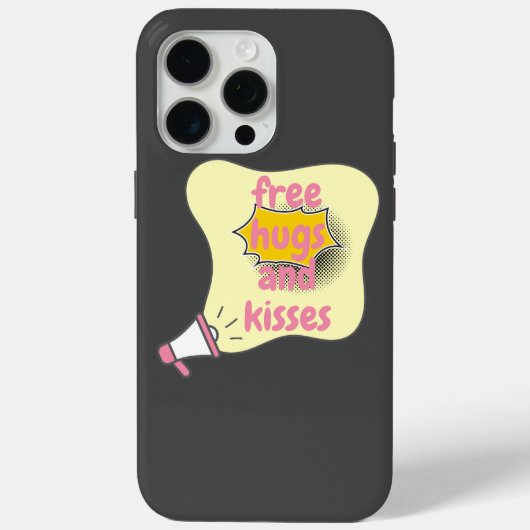 Coques Case-Mate iPhone baisers et câlins gratuits (Verso)