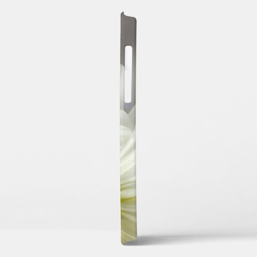 Coques Case-Mate iPhone Baisson blanc doux sur gris (Verso / Gauche)