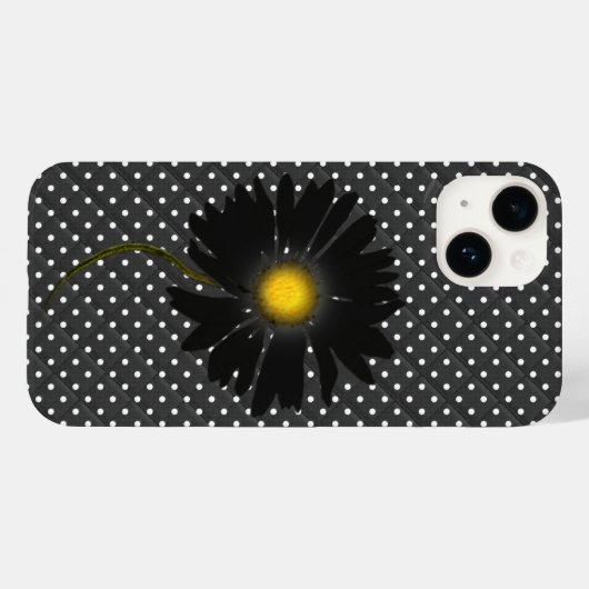Coques Case-Mate iPhone Baisson Noir À Points (Verso (horizontal))
