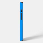 Coques Case-Mate iPhone Bal bleu clair Mood Design avec nom (Verso / Gauche)