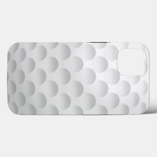 Coques Case-Mate iPhone Bal de golf blanc (Verso (horizontal))
