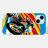Coques Case-Mate iPhone Balade Cinématique à Moto à l'Heure Dorée (Verso (horizontal))