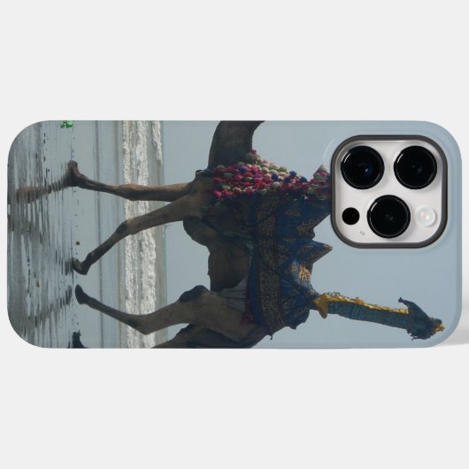 Coques Case-Mate iPhone Balade en chameaux tribaux : Marée matinale Sables (Verso (horizontal))