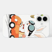 Coques Case-Mate iPhone Balade en hopping Bunny Carrot (Verso (horizontal))