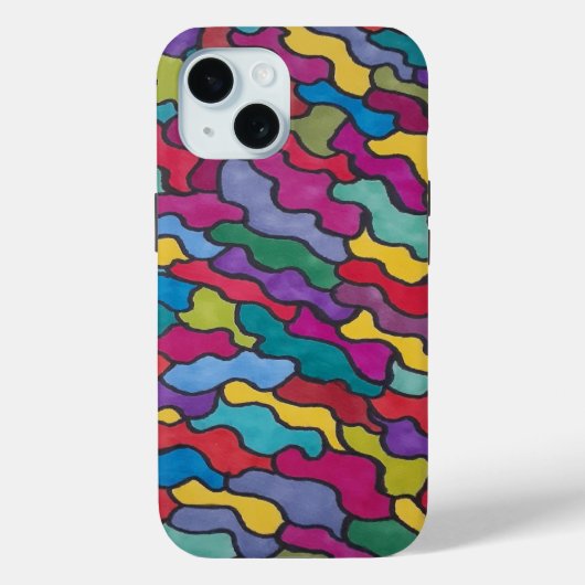 Coques Case-Mate iPhone Balances arc-en-ciel Abstraites (Verso)