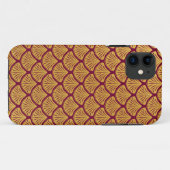 Coques Case-Mate iPhone Balances de sirène Art déco - Magenta (Dos (Horizontal))