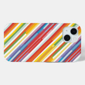 Coques Case-Mate iPhone Balayage arc-en-ciel (Verso (horizontal))