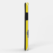 Coques Case-Mate iPhone Balayage Safari jaune or avec léopard (Dos/Droite)