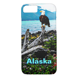 Coques Pour iPhone Bald Eagle Sur La Côte De L'Alaska