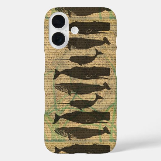 Coques Case-Mate iPhone Baleine antique Vie marine (Verso)