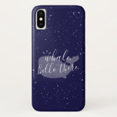 Coques Case-Mate iPhone Baleine Bleue, Bonjour (Dos)