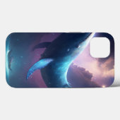 Coques Case-Mate iPhone Baleine Dans Le Ciel L'Art Imaginaire (Verso (horizontal))