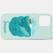 Coques Case-Mate iPhone Baleine de mer nautique (Verso (horizontal))
