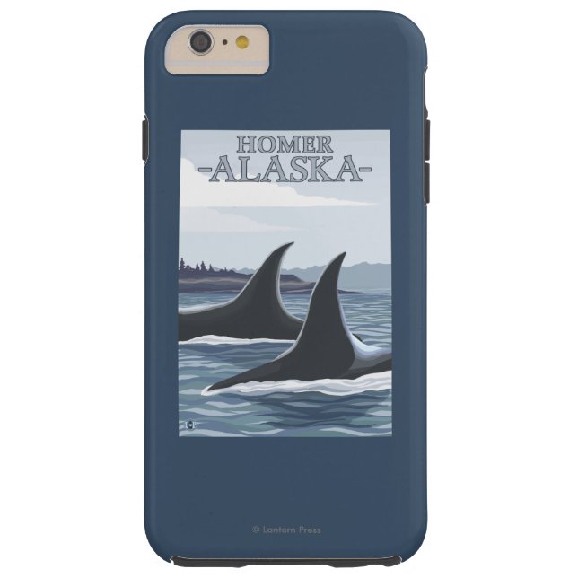 Coques Case-Mate iPhone Baleines #1 - Homer, Alaska d'orque (Dos)