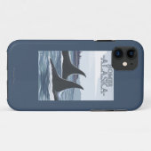 Coques Case-Mate iPhone Baleines #1 - Homer, Alaska d'orque (Dos (Horizontal))