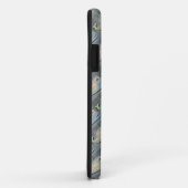 Coques Case-Mate iPhone baleines d'art populaire nageant (Dos/Droite)