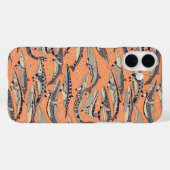 Coques Case-Mate iPhone baleines de Minke cuivre (Verso (horizontal))