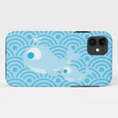 Coques Case-Mate iPhone Baleines et vagues (Dos (Horizontal))