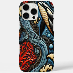 Coques iPhone 16 Pro Max Baleines majestueuses : Danse de l'océan