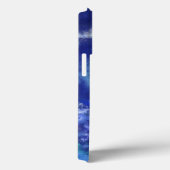 Coques Case-Mate iPhone Baleines tueuses en bleu Pleine lune (Verso / Droite)