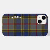 Coques Case-Mate iPhone Balfour Clan Tartan Plaid (Verso (horizontal))