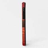 Coques Case-Mate iPhone Balise Brown orange en cuir rouge (Dos/Gauche)