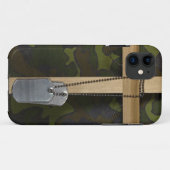 Coques Case-Mate iPhone Balises de chien avec croix (Dos (Horizontal))