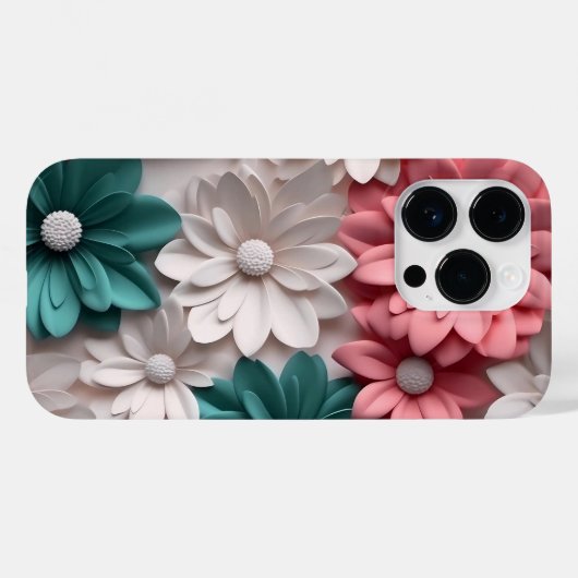 Coques Case-Mate iPhone Balises multicolores 3D (Verso (horizontal))