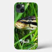 Coques Case-Mate iPhone Ball Python serpent dans l'herbe (Verso)