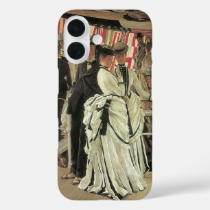 Coques iPhone 16 Balle à bord par James Tissot, Art victorien