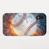 Coques Case-Mate iPhone Balle de baseball (Dos (Horizontal))